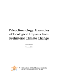 Paleoclimatology: Examples of Ecological Impacts