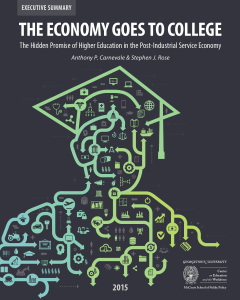 the economy goes to college - Center on Education and the Workforce