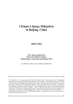 Climate Change Mitigation in Beijing, China - UN