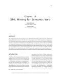XML Mining for Semantic Web