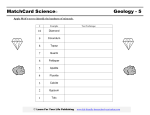 MatchCard Science© Geology - 5
