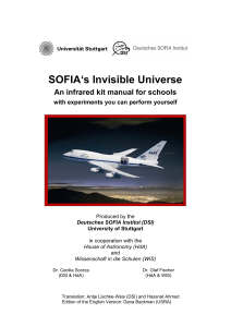 SOFIA`s Invisible Universe - Deutsches SOFIA Institut