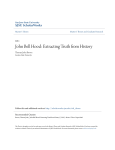 John Bell Hood: Extracting Truth from History