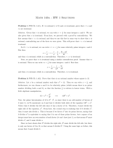 Math 140a - HW 1 Solutions