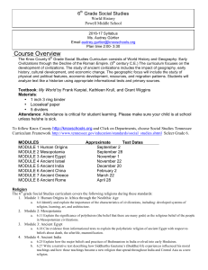 Course Overview - Knox County Schools