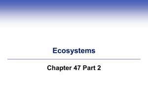 Ecosystems - Del Mar College