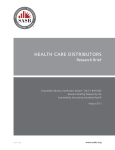 HealtH Care Distributors - SASB Library
