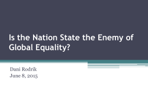 Is the Nation State the Enemy of Global Equality?
