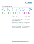 Which Type of IRA is Right for You