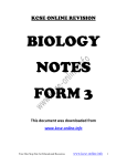 Biology Form 3