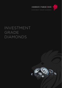 Investment grade dIamonds