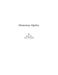 Elementary Algebra - UFDC Image Array 2