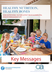 Key Messages - Osteoporosis Australia
