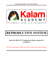 reproductive system