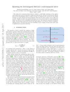 Quantising the electromagnetic field near a semi