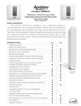 PRODUCT SPECIFICATIONS Single Stage Heat