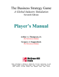 Player`s Manual - Instructional Web Server