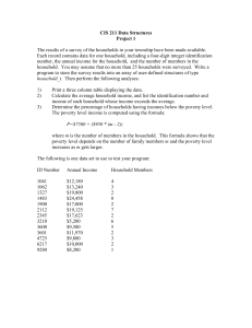 CIS 211 Data Structures Project 1 The results of a survey of the