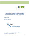 The politics of cross-border electricity market interconnection: the UK