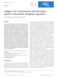 specific transcription elongation regulators