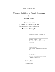 Ultracold Collisions in Atomic Strontium