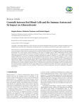 Crosstalk between Red Blood Cells and the Immune System and Its