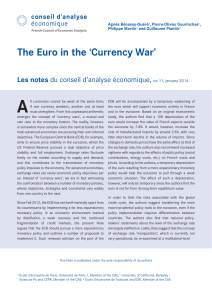 The euro in the currency war - Conseil d`Analyse Economique