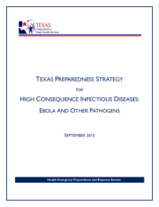 Ebola and Other Pathogens - Texas Department of State Health