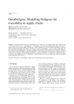 OntoPedigree: Modelling Pedigrees for traceability in supply chains