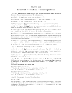 MATH 114 Homework 7 - Solutions to selected problems