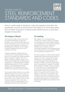 steel reinforcement standards and codes