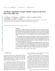 The Binary Populations of Eight Globular Clusters in the Outer Halo