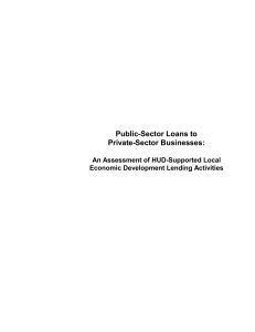 Public-Sector Loans to Private-Sector Businesses