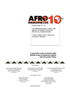 now - Afrobarometer