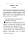 `Interactivity` in Communication Theory