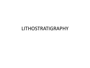 LITHOSTRATIGRAPHY