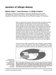 Genetics of allergic disease