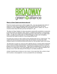 Green Captain - Broadway Green Alliance