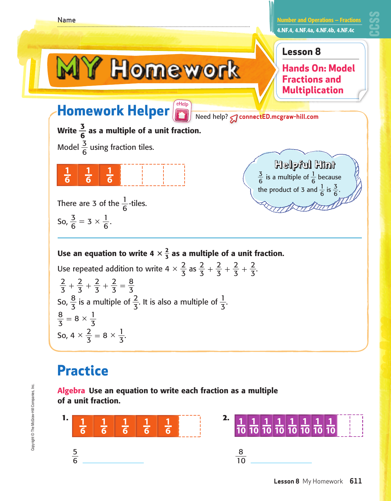 connected mcgraw hill my homework lesson 4 answers