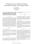 M10-200 A Projection Access Scheme for Iterative