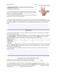 Hand-span Measurements 1. Get a ruler and measure your hand-span