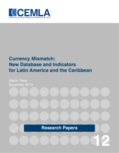 Currency Mismatch: New Database and Indicators for Latin America