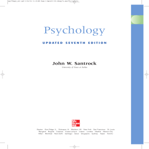 Santrock Psychology Updated 7e Preface