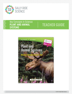PLANT AND ANIMAL SYSTEMS