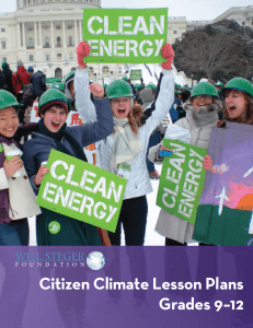 Citizen Climate Lesson Plans Grades 9–12