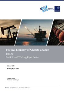 Political Economy of Climate Change Policy