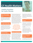 CF Health Matters - Cystic Fibrosis Canada