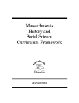 Massachusetts History and Social Science Curriculum Framework