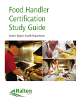 food handler certification study guide