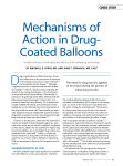 Mechanisms of action in drug- coated Balloons